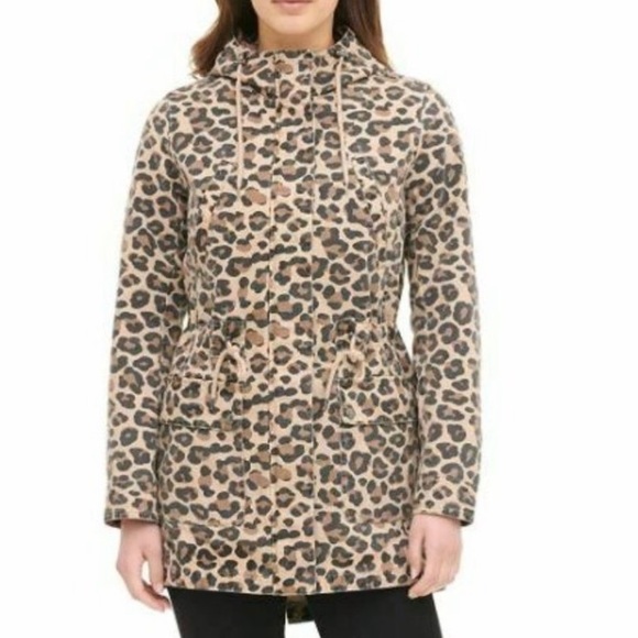 Levi's Jackets & Blazers - Levi’s Leopard Print Cotton Fishtail Anorek Jacket Parka Large